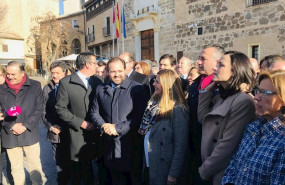 ep distintos cargos del pp de castilla-la mancha arropados por su jefe de filas paco nunez se han