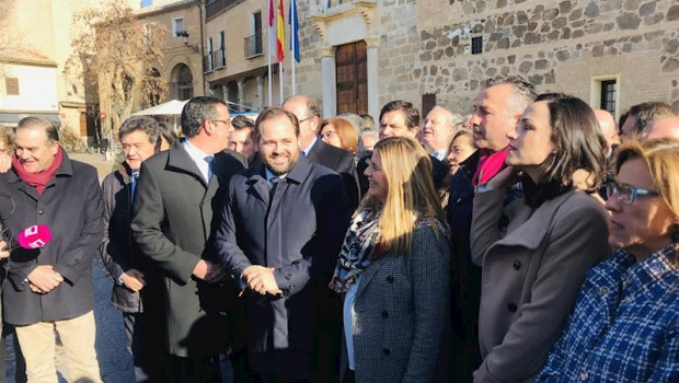 ep distintos cargos del pp de castilla-la mancha arropados por su jefe de filas paco nunez se han