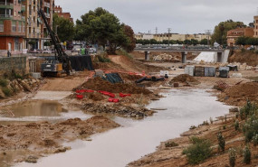 ep el barranco del poyo a su paso por paiporta a 29 de septiembre de 2025 en paiporta valencia