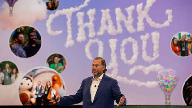 ep el cofundador presidente y director ejecutivo de salesforce marc benioff en el dreamforce 2023