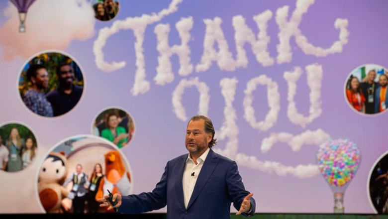 ep el cofundador presidente y director ejecutivo de salesforce marc benioff en el dreamforce 2023 ep el cofundador presidente y director ejecutivo de salesforce marc benioff en el dreamforce 2023