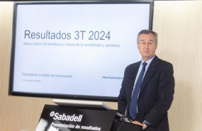 ep el consejero delegado de banco sabadell cesar gonzalez bueno durante una rueda de prensa en el