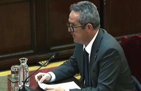 ep el exconseller de la generalitat de catalunya joaquim forn durante su intervencion ante el