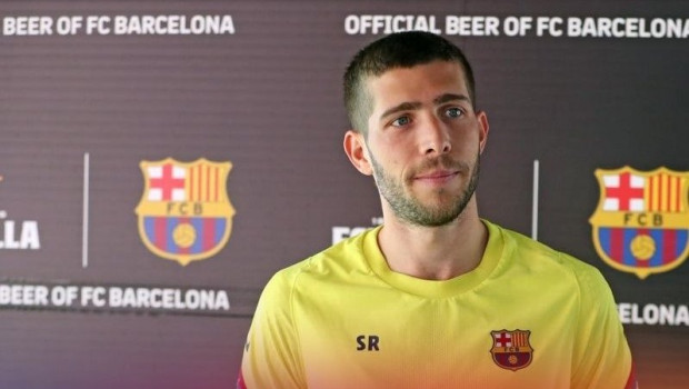 ep el jugador del fc barcelona sergi roberto