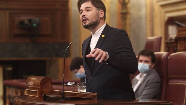 ep el portavoz de erc en el congreso gabriel rufian interviene en el congreso