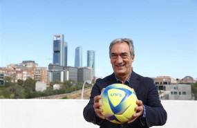 ep el presidente de la liga nacional de futbol sala javier lozano cid posa para europa press con el