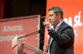 ep el secretario general del psoe de castilla-la mancha emiliano garcia-page en un acto electoral
