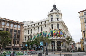 ep fachada del teatro calderon en la plaza de jacinto benavente de madrid