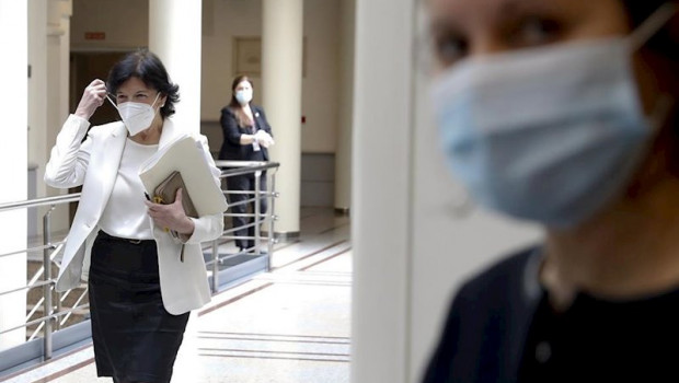 ep la ministra de educacion isabel celaa a su llegada a la sesion de control al gobierno en el