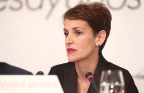 ep la presidenta del gobierno de navarra maria chivite interviene en el desayuno informativo de