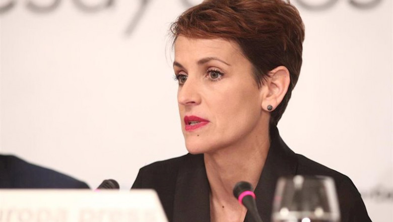 ep la presidenta del gobierno de navarra maria chivite interviene en el desayuno informativo de