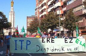ep manifestacion de trabajadores de itp por bilbao