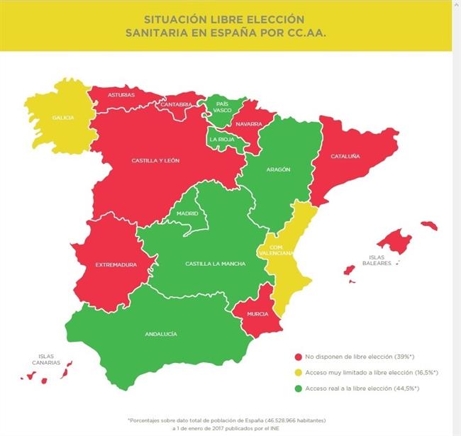 Mapa acceso a la libre elección sanitaria | FUNDACIÓN COORDENADAS ep mapa accesola libre eleccion sanitaria