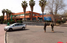 ep militares del ejercito en las calles de merida