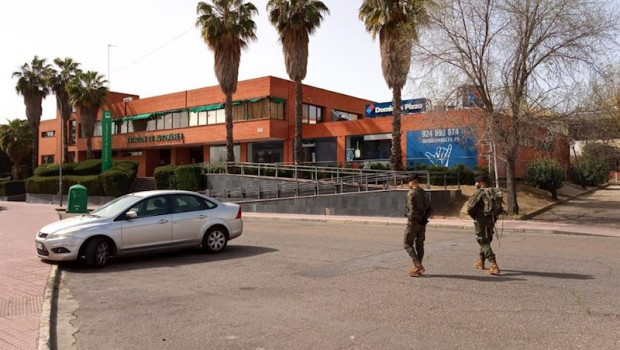ep militares del ejercito en las calles de merida