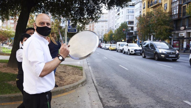 ep protesta del sector de la hosteleria ante las restricciones por el covid-19