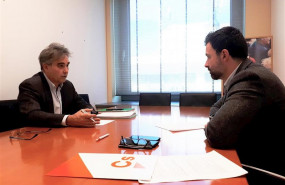 ep reunion del presidente de satse manuel cascos con el portavoz de ciudadanos en la comision de