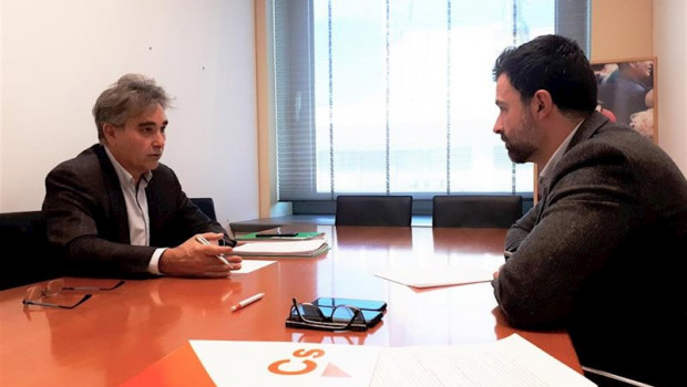 ep reunion del presidente de satse manuel cascos con el portavoz de ciudadanos en la comision de