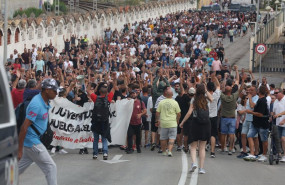 ep trabajadores del metal en una manifestacion por la huelga indefinida en cadiz este pasado martes