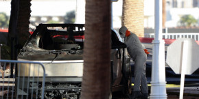 les restes d un tesla cybertruck qui a brule a l entree de la trump tower a las vegas 20250102084916 