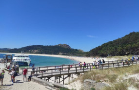 ep archivo   la playa de rodas en las illas cies