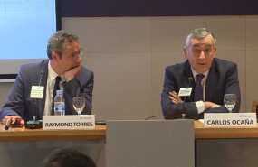 ep archivo   lprevisiones de funcas raymond torres y el director gneral de funcas carlos ocana
