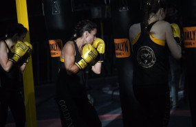 ep archivo   una participante durante la final del campeonato del mundo de fitboxing en la caja