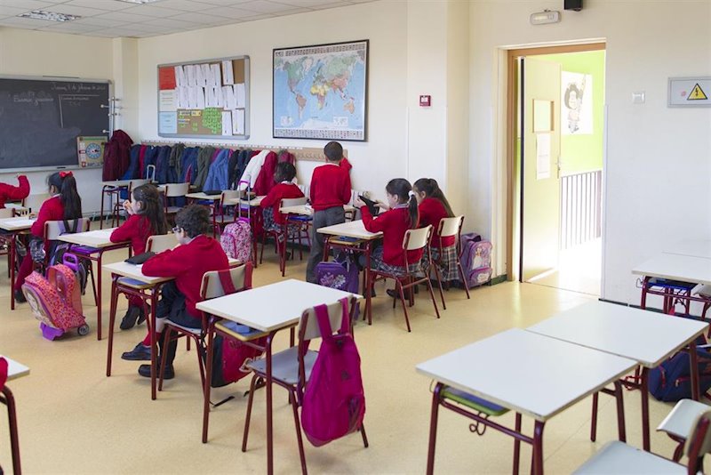 ep aula de un colegio en madrid