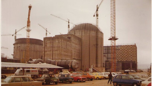 ep central nuclear de almaraz en su contruccion