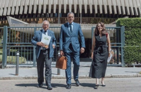 ep diputados de vox a la salida del tribunal constitucional tras presentar un recurso contra el