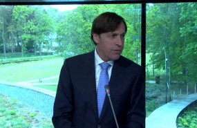 ep el consejero delegado de triodos bank jeroen rijpkema durante la asamblea general anual del banco