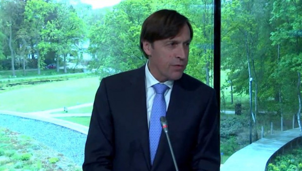 ep el consejero delegado de triodos bank jeroen rijpkema durante la asamblea general anual del banco