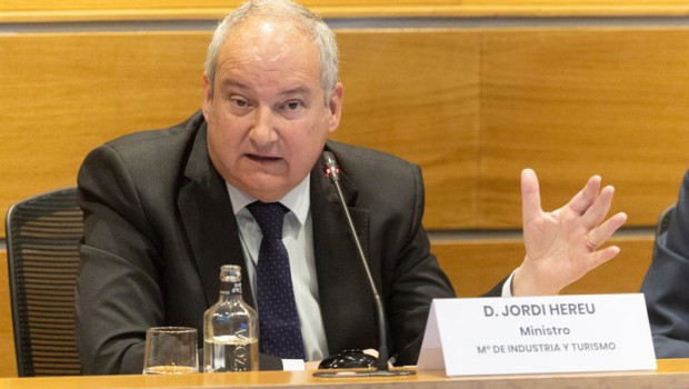 ep el ministro de industria y turismo jordi hereu durante una jornada sobre industria en