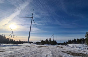 ep el nuevo parque eolico en skelleftea al norte de suecia