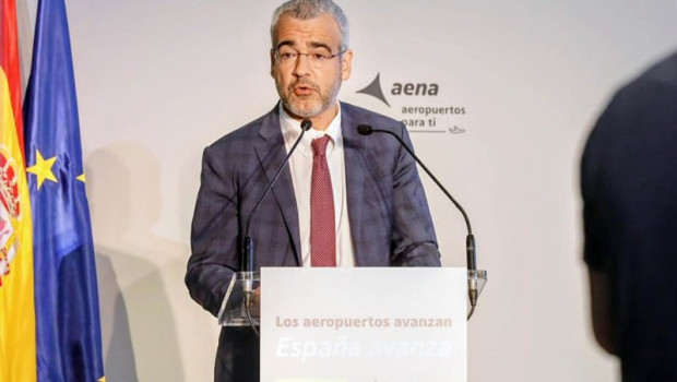 ep el presidente de aena maurici lucena en el aeropuerto de alicante elche miguel hernandez a 18 de