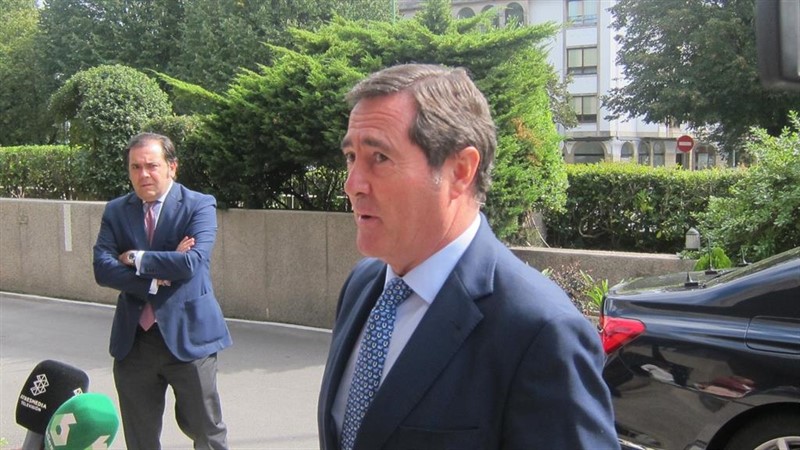 ep el presidente de la ceoe antonio garamendi en getxo