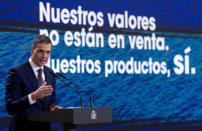 ep el presidente del gobierno pedro sanchez durante su comparecencia de hoy en la moncloa