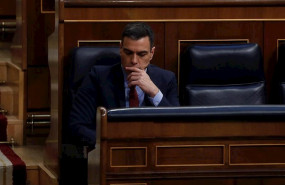ep el presidente del gobierno pedro sanchez durante su comparecencia en el pleno celebrado este