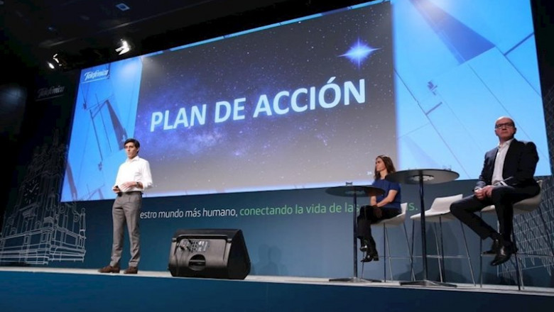 ep el presidente ejecutivo de telefonica jose maria alvarez-pallete en la presentacion del nuevo