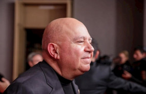 ep el productor de cine agustin almodovar posa a su llegada a la fiesta de nominados de la 34