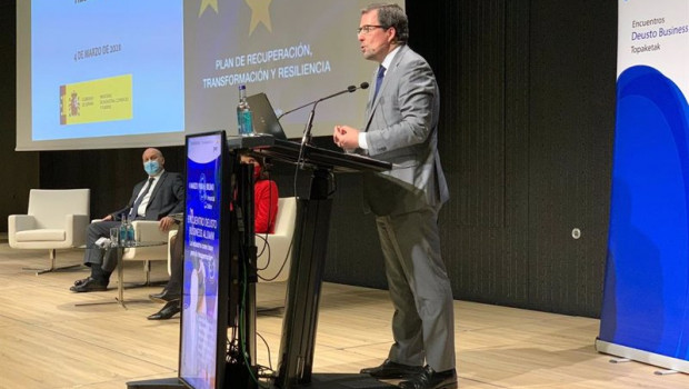 ep el secretario de industria y de la pyme raul blanco en bilbao
