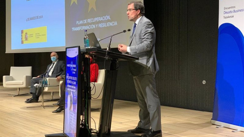 ep el secretario de industria y de la pyme raul blanco en bilbao