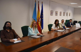 ep la delegada del gobierno en melilla sabrina moh en su reunion con responsables de salud publica