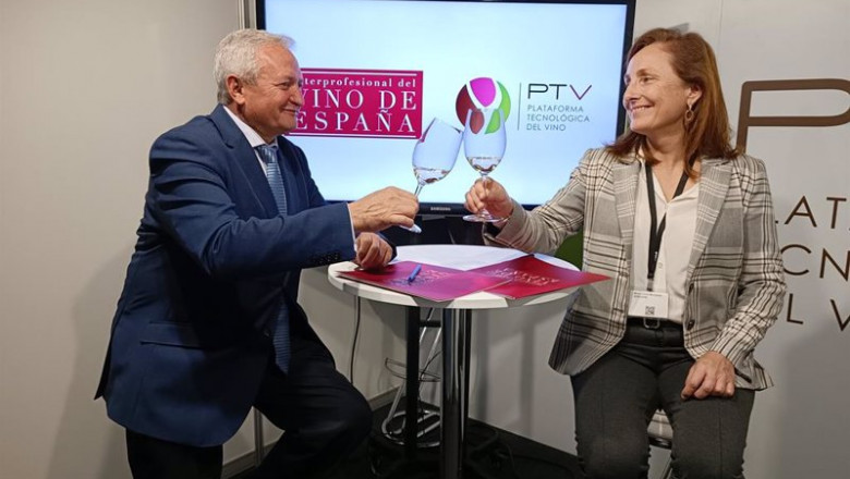 La Interprofesional del Vino y PTV renuevan su compromiso para impulsar la I+D+i | OIVE ep la interprofesional del vino y ptv renuevan su compromiso para impulsar la idi