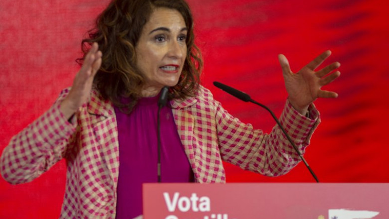 ep la ministra de hacienda maria jesus montero interviene en un acto publico en el centro cultural