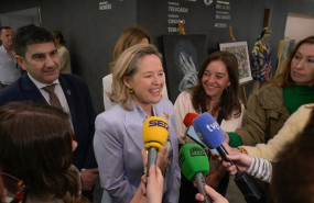 ep la presidenta del banco europeo de inversiones nadia calvino ofrece declaraciones con motivo de