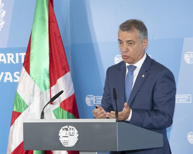 El Lehendakari tras el Consejo de Gobierno del Palacio Miramar | GOBIERNO VASCO ep lehendakariconsejogobiernopalacio miramar