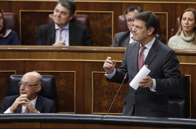El ministro de Justicia, Rafael Catalá, en la sesión de control al Gobierno | EUROPA PRESS ep ministrojusticia rafael catala ensesioncontrolgobierno