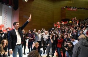 ep pedro sanchez saluda militantes simpatizantes mitin toledo