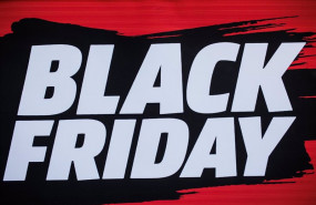 ep un cartel por el black friday en un comercio de goya a 12 de noviembre de 2021 en madrid espana